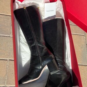 Valentino Black Heeled Boots